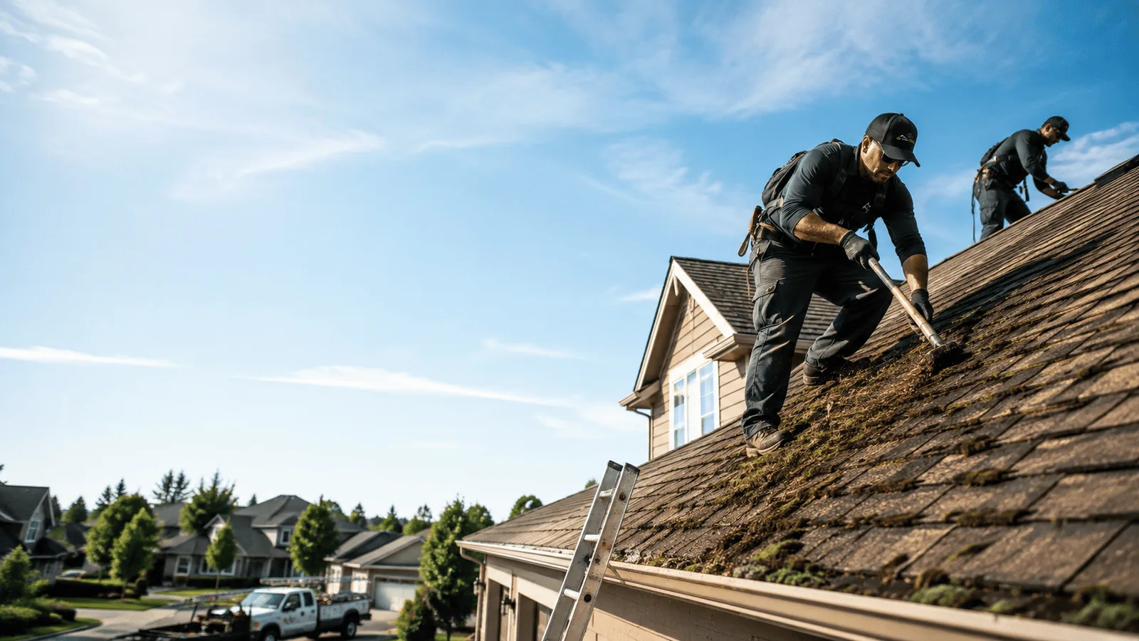 Roof Moss Removal in Fresno, TX near me